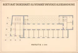 Emil Medvešček - Rektorat in dekanati Slovenske univerze Aleksandrine